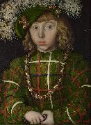 Lucas  Cranach Portrait of Johann Friedrich the Magnanimous oil